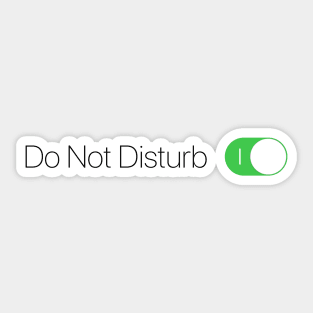 Do Not Disturb (alt) Sticker